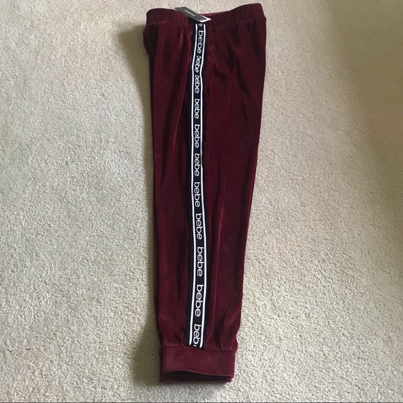 SOLD - Bebe Velour Jogger - NWT - Large - Picture 12 of 16